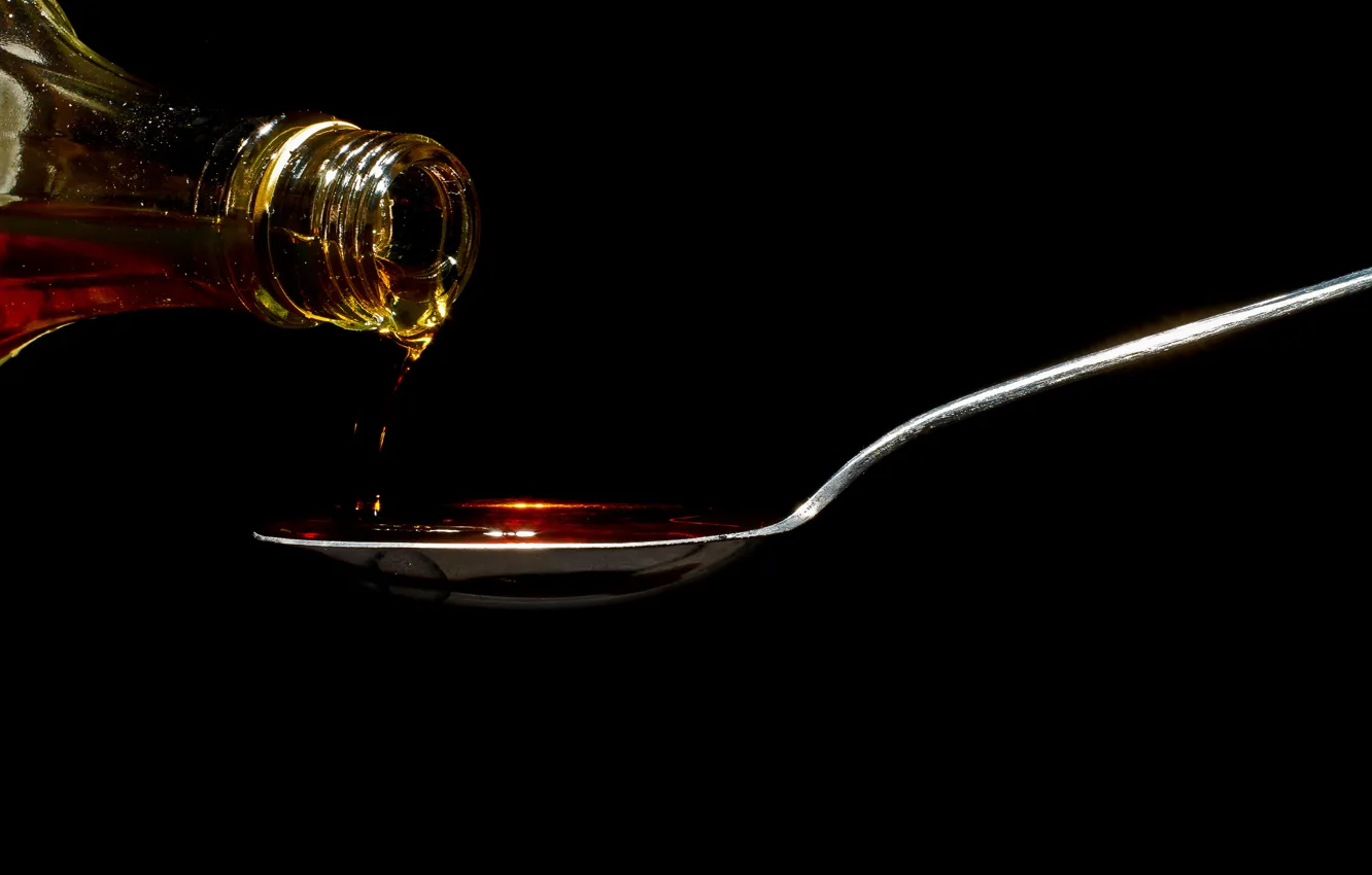 Photo wallpaper background, spoon, syrup