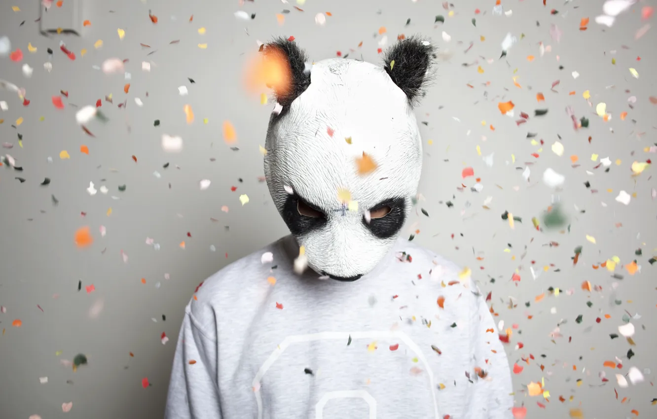 Photo wallpaper music, mask, Panda, hip-hop, germany, panda, cro, Carlo Waibel