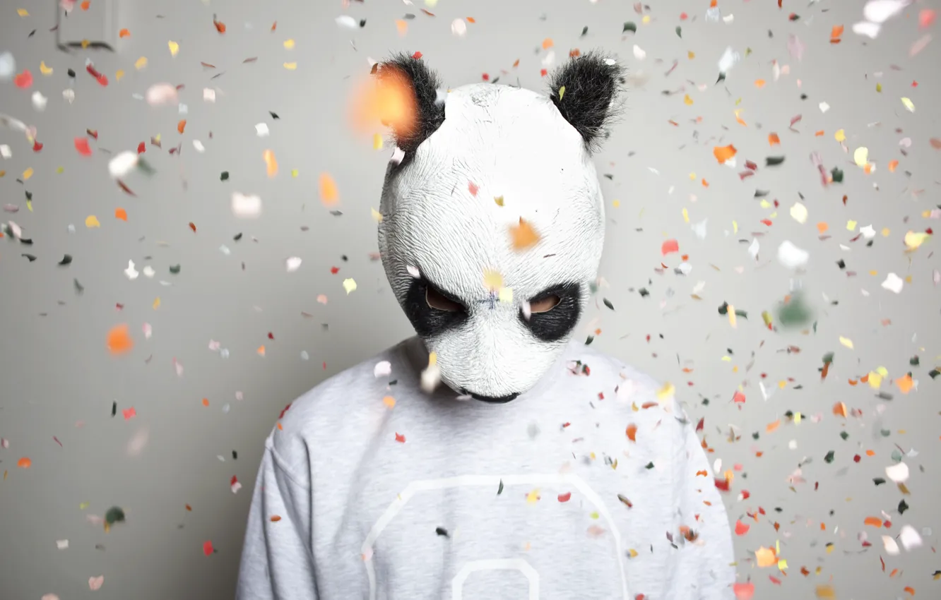 Photo wallpaper music, mask, Panda, Germany, hip-hop, panda, cro, Carlo Waibel