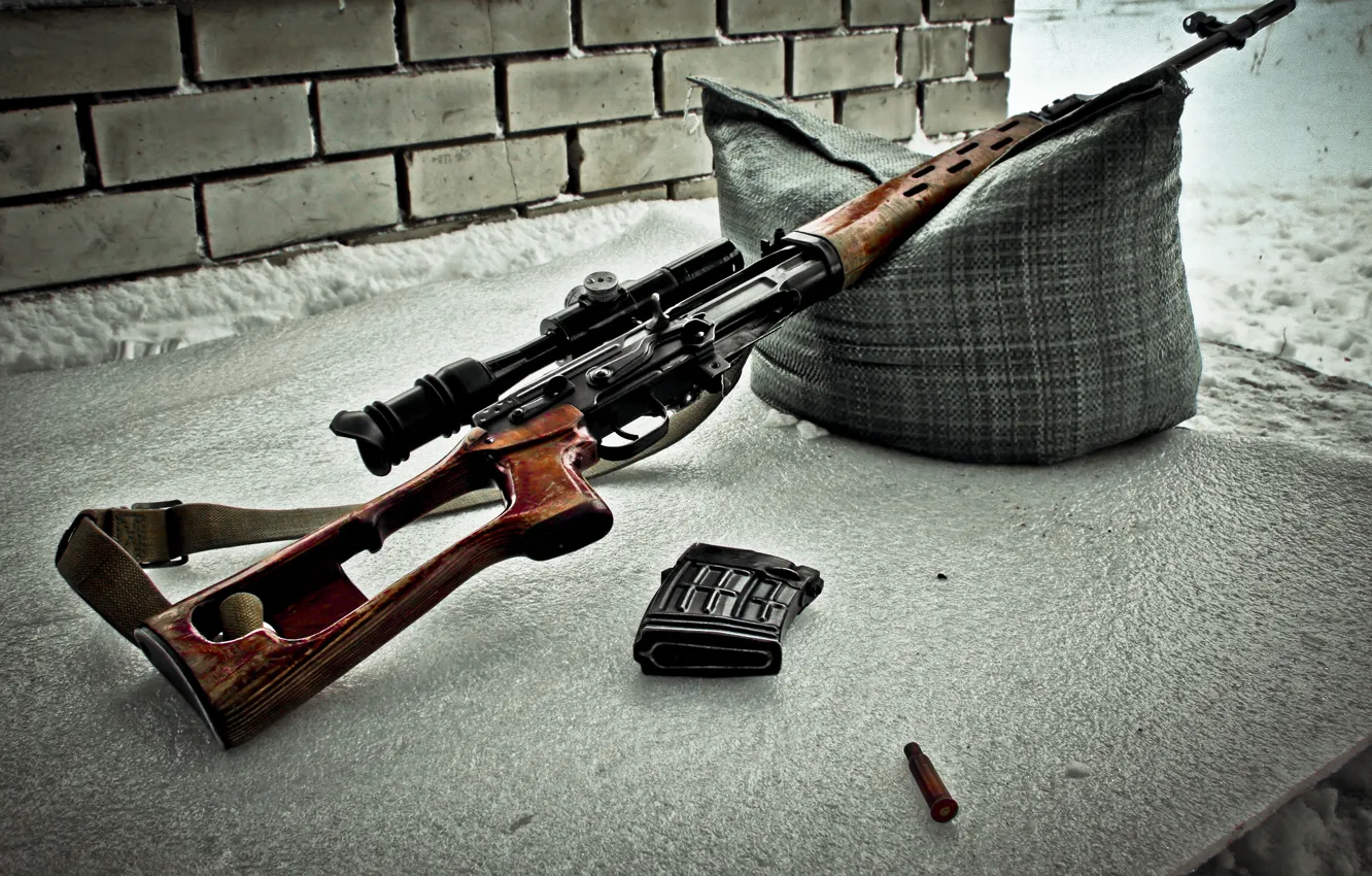 Photo wallpaper weapons, pillow, optics, strap, rifle, sleeve, sniper, clip