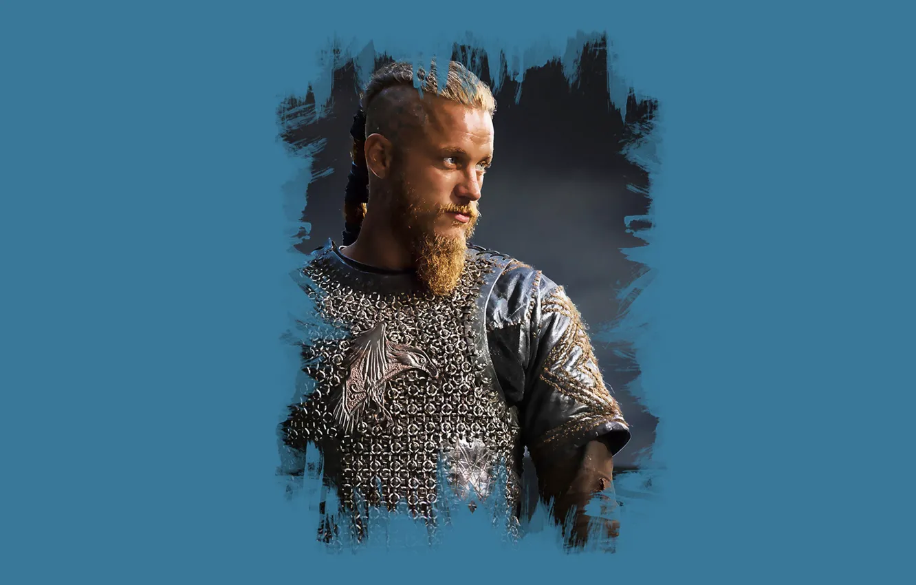 Photo wallpaper art, Vikings, The Vikings, Travis Fimmel, Ragnar Lothbrok