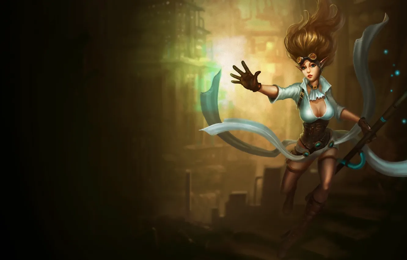 Photo wallpaper League of Legends, Janna, LOL, Support, League Of Legends, LOL, Saport, Jeanne