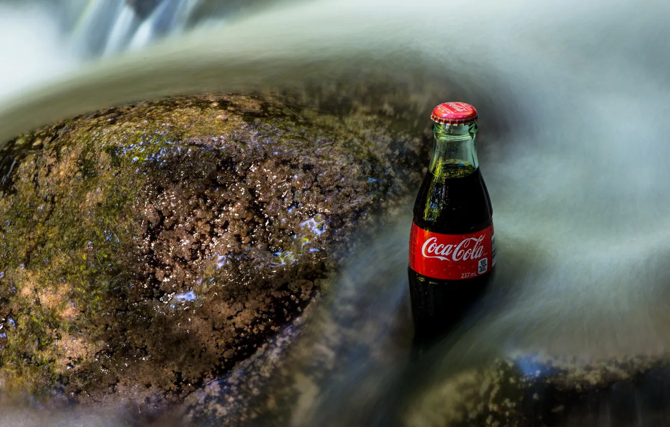 Photo wallpaper water, drink, Coca Cola