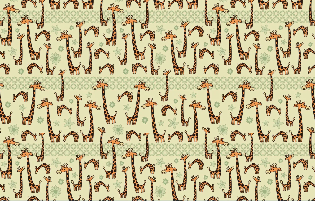 Photo wallpaper humor, giraffes, Texture