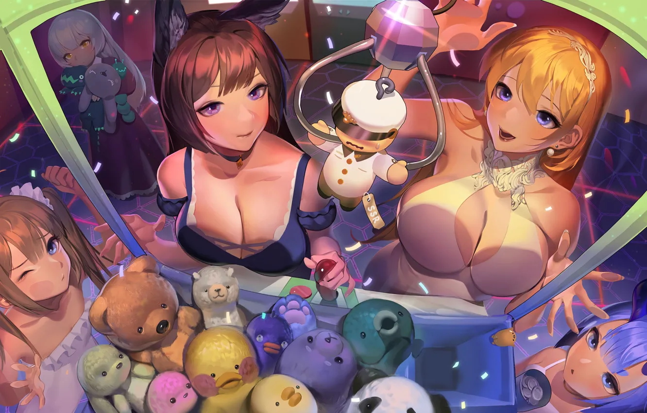 Photo wallpaper girl, game, dress, woman, anime, beautiful, pretty, asian