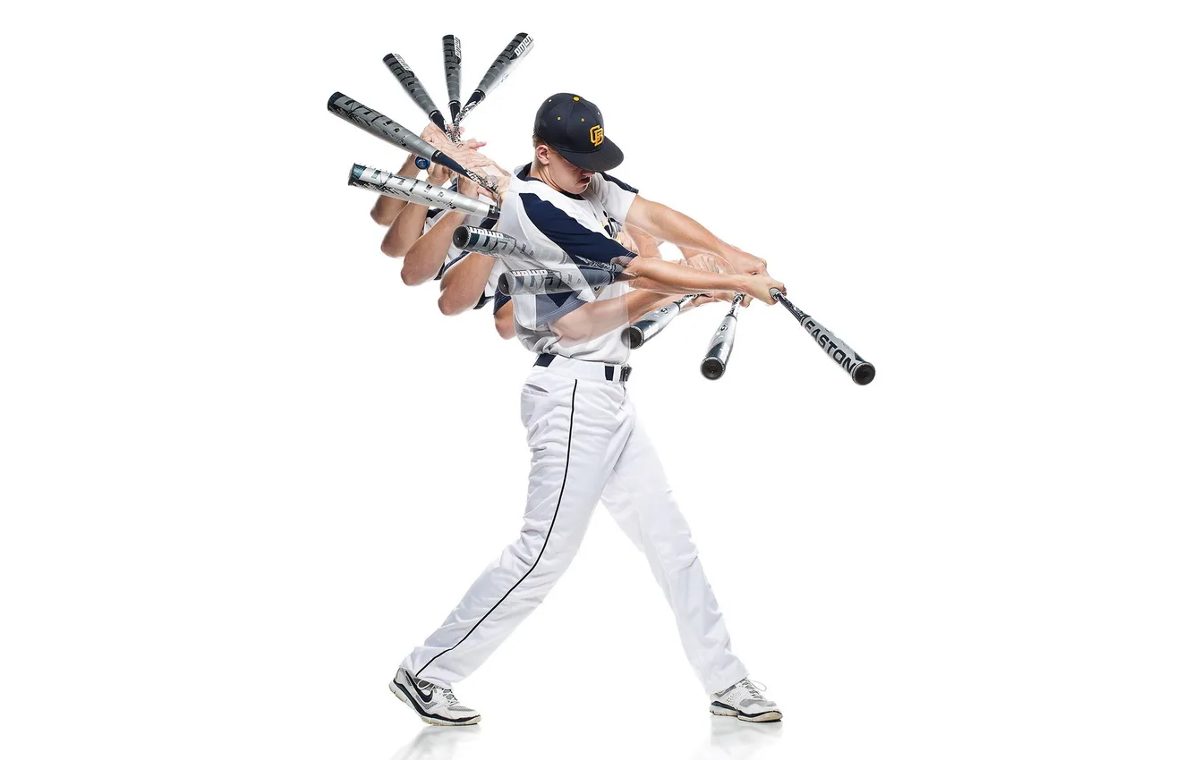 Photo wallpaper swing, baseball, composite
