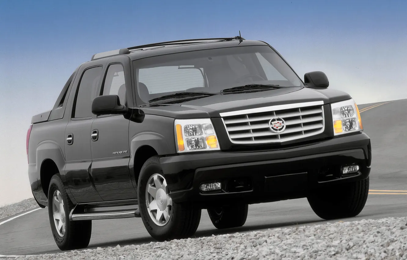 Photo wallpaper black, Cadillac, Escalade, black, Cadillac, Escalade, EXT