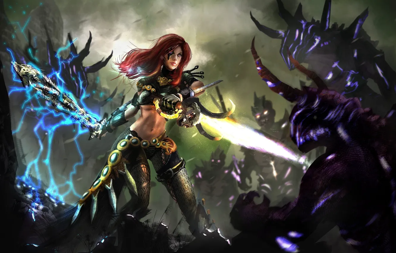 Photo wallpaper fantasy, Guild Wars 2, MMO, gw2