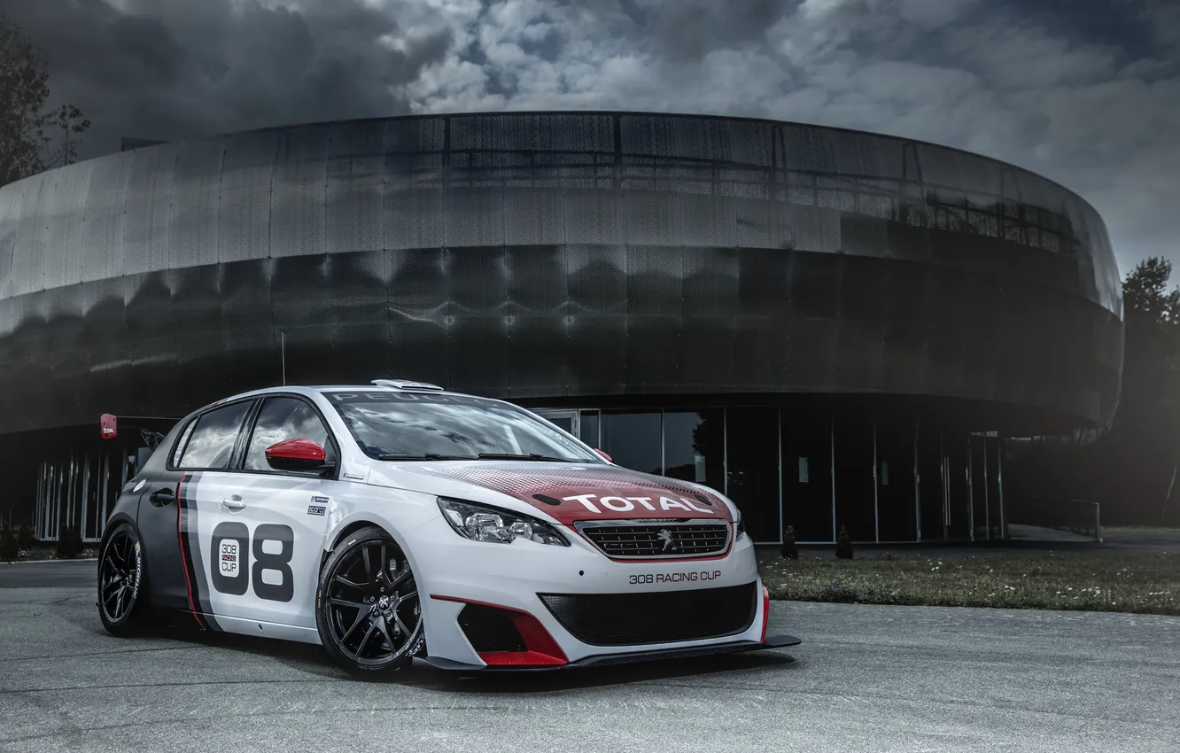Photo wallpaper race, Peugeot, Peugeot, 308, 2016, Racing Cup