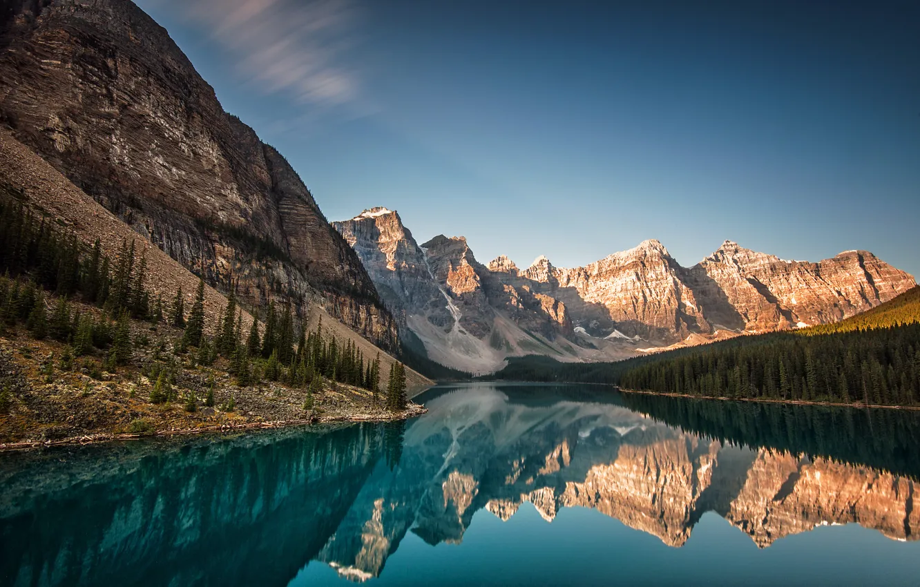 Photo wallpaper Canada, Moraine Lake, Banff, Alberta