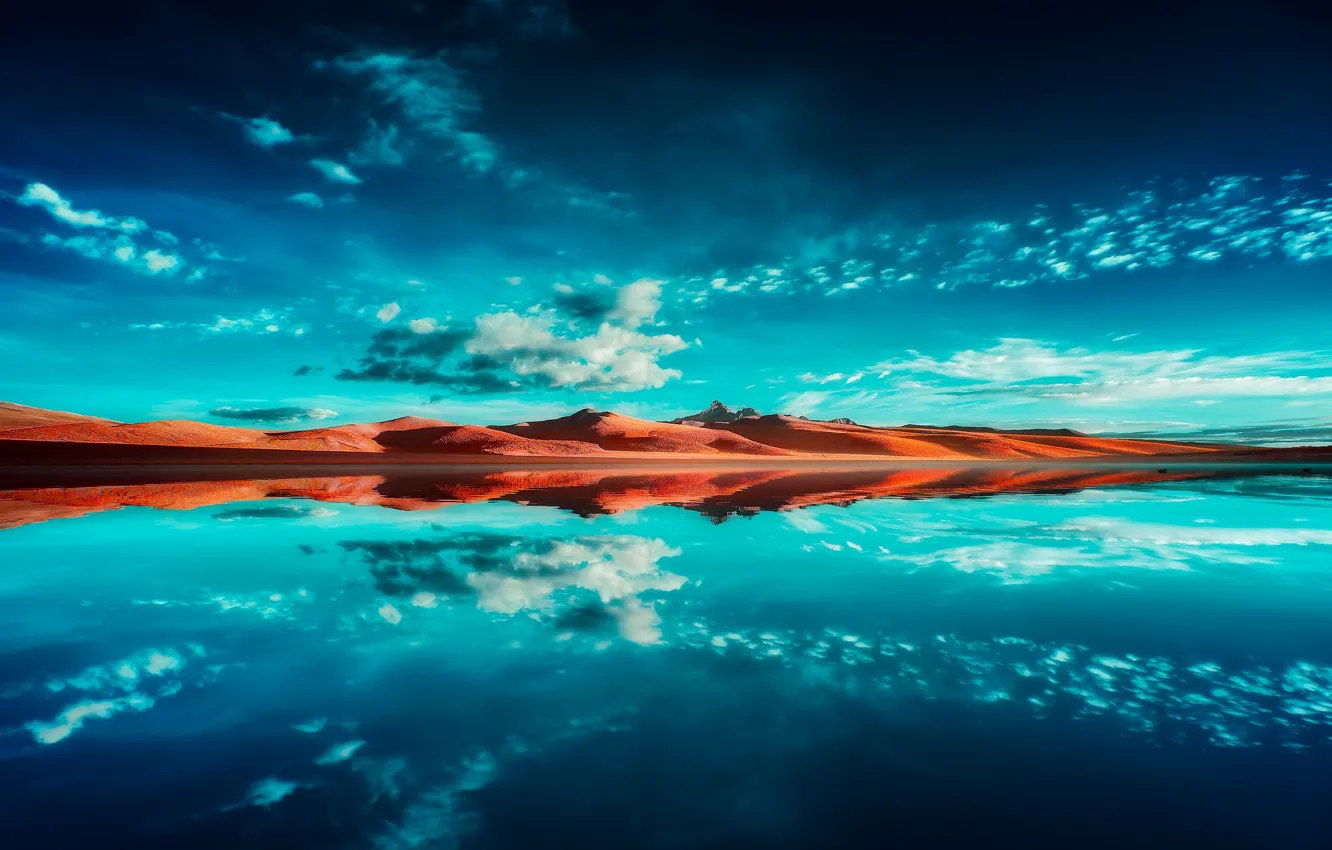 Photo wallpaper sea, the sky, shore