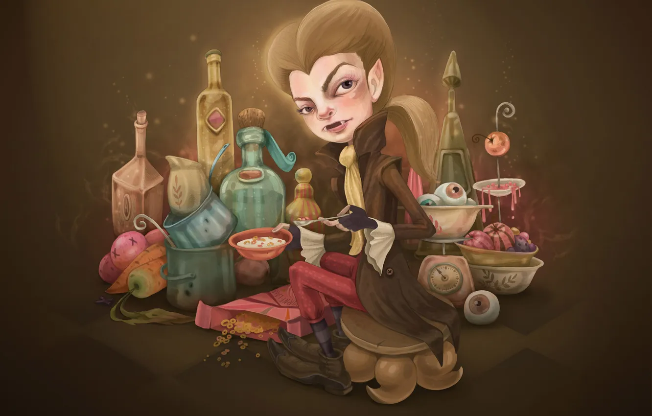 Photo wallpaper kitchen, lunch, kitchen, vampric