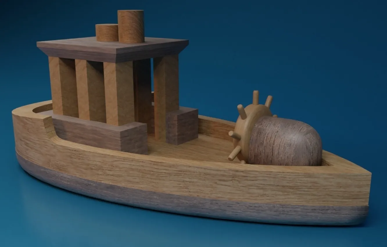 Photo wallpaper art, boat, decor, AlexStormND