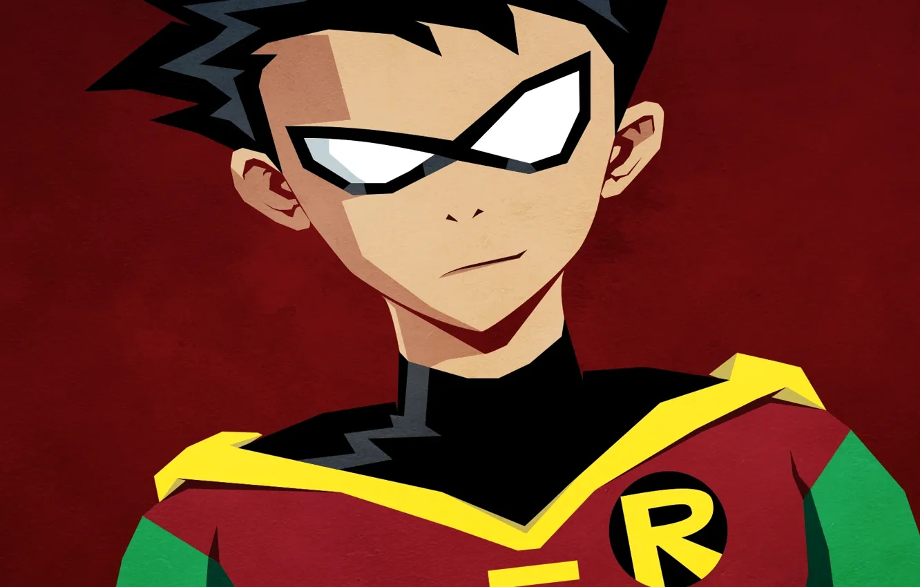 Photo wallpaper comic, Robin