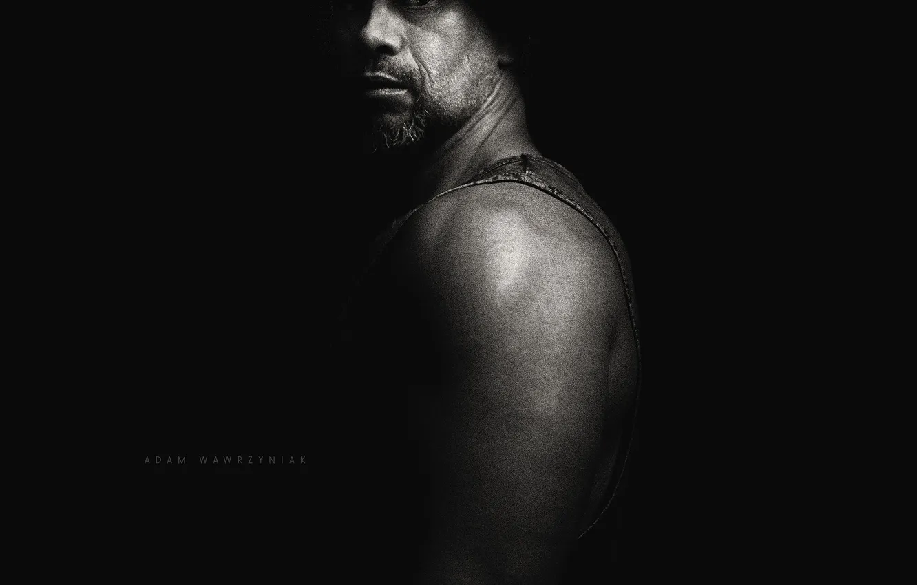 Photo wallpaper look, black and white, brutal, Adam Wawrzyniak
