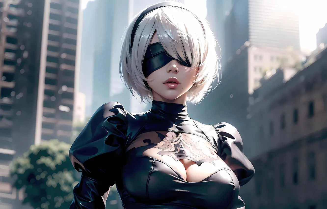 Photo wallpaper girl, nier automata