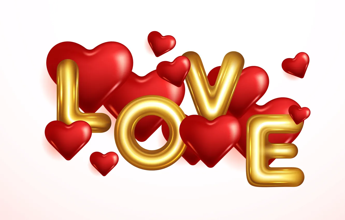 Photo wallpaper love, holiday, romance, heart, March 8