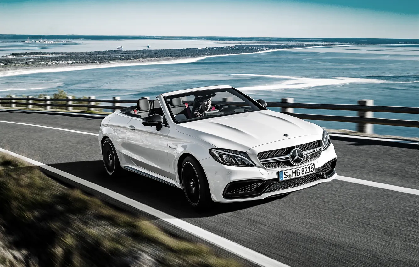 Photo wallpaper Mercedes-Benz, convertible, Mercedes, AMG, AMG, Cabriolet, C-Class, A205