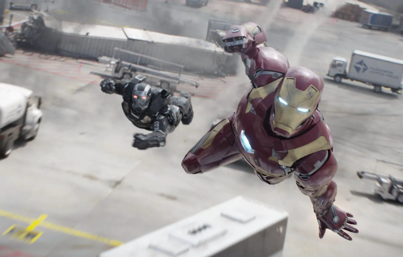 Photo wallpaper Tony Stark, Don Cheadle, Iron-Man, Captain America:Civil War, Rober Downe Jr, warrior