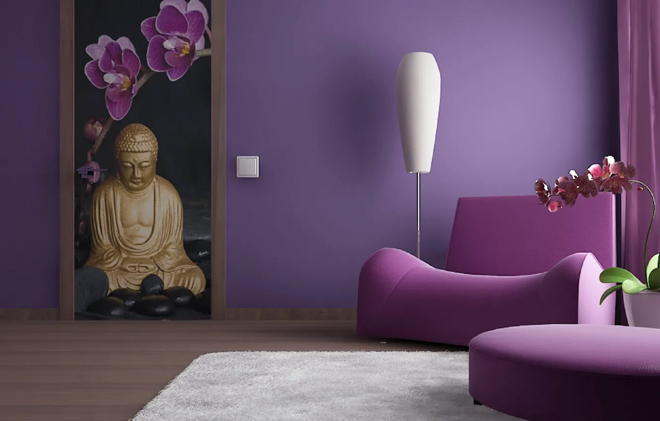 Photo wallpaper design, style, room, interior, chair, Wallpapers