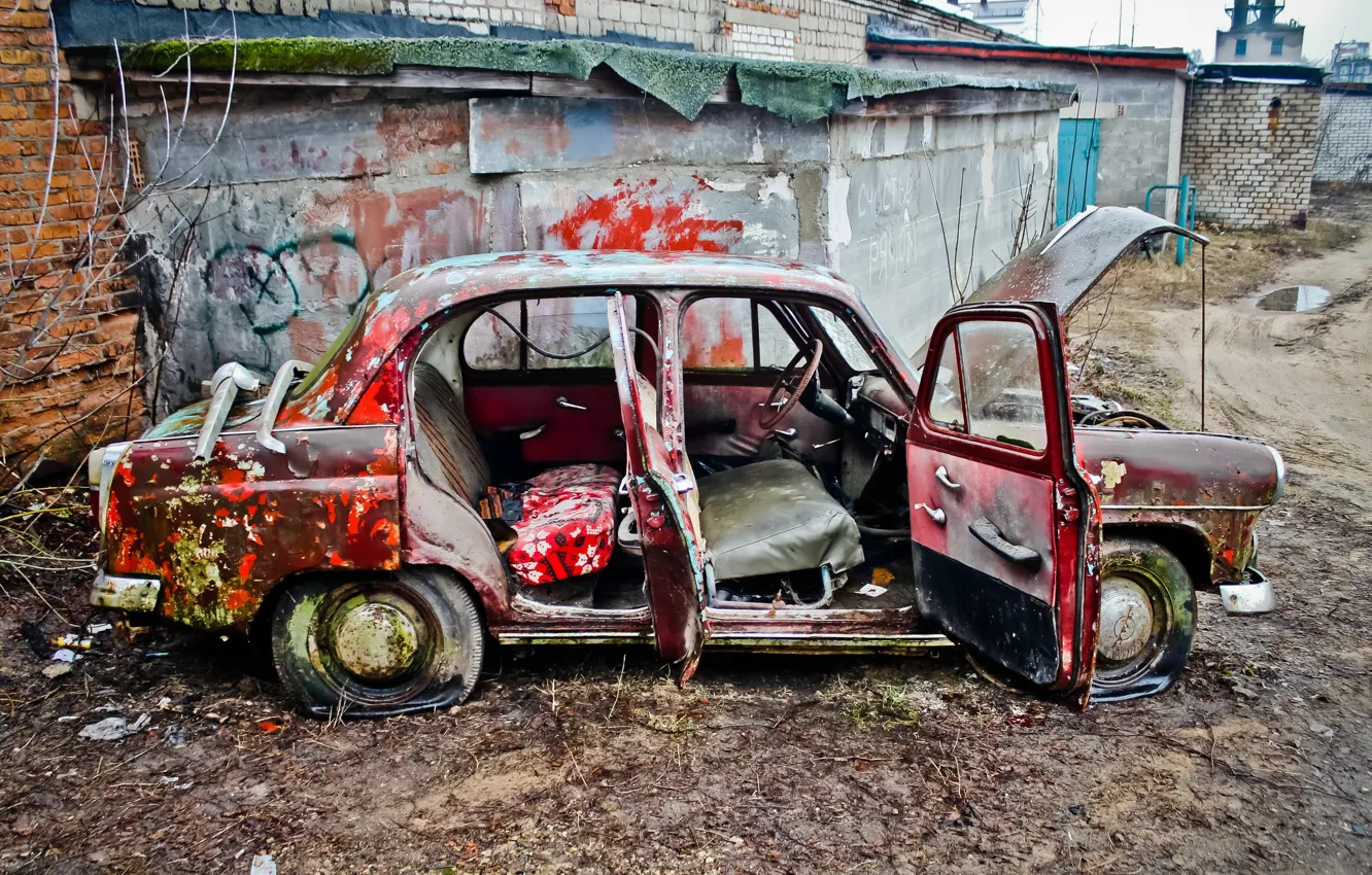 Photo wallpaper machine, scrap, Muscovite, 407