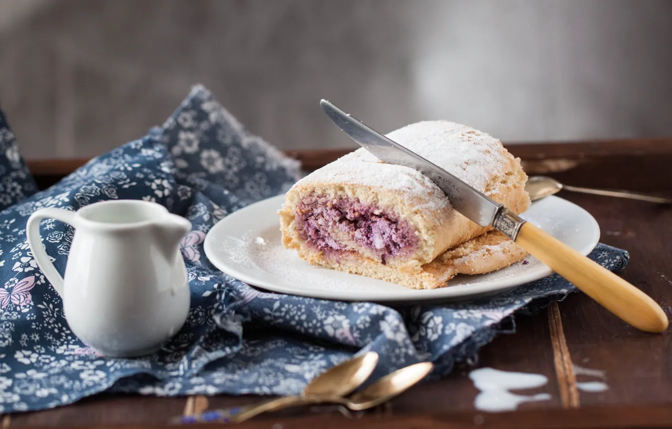 Photo wallpaper cream, pie, Natasha Breen, cheese, strudel