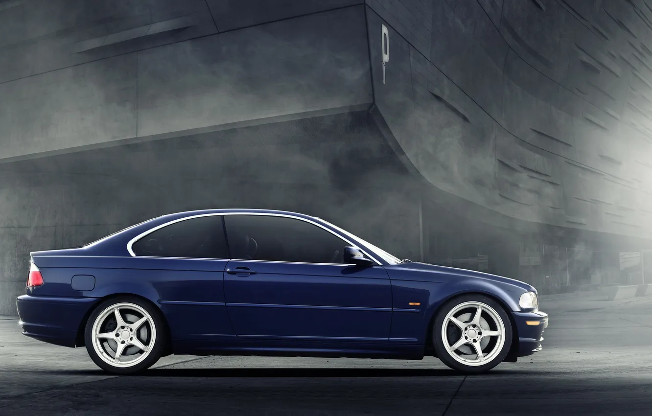 Photo wallpaper blue, building, BMW, side, By dmarty78, Proposal