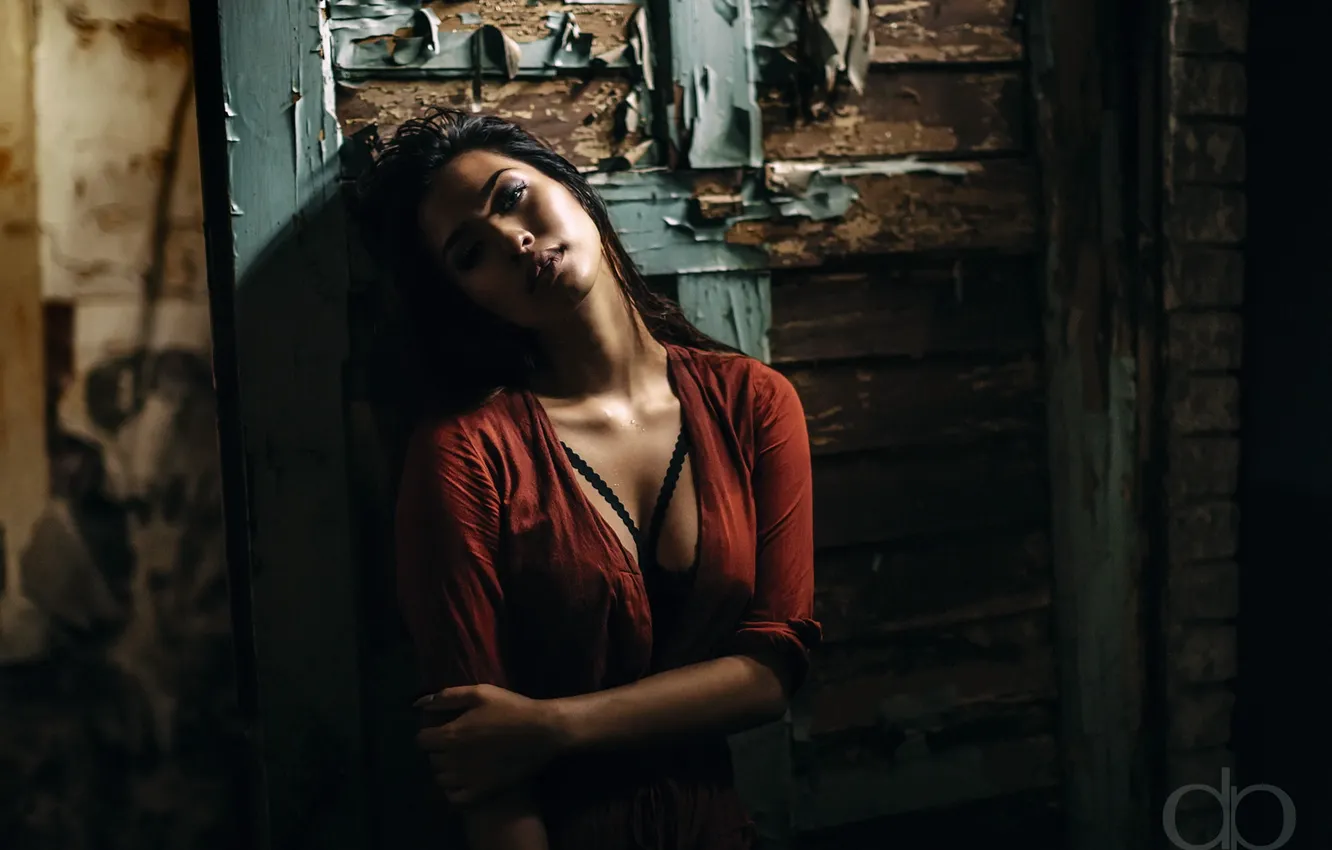 Photo wallpaper look, girl, portrait