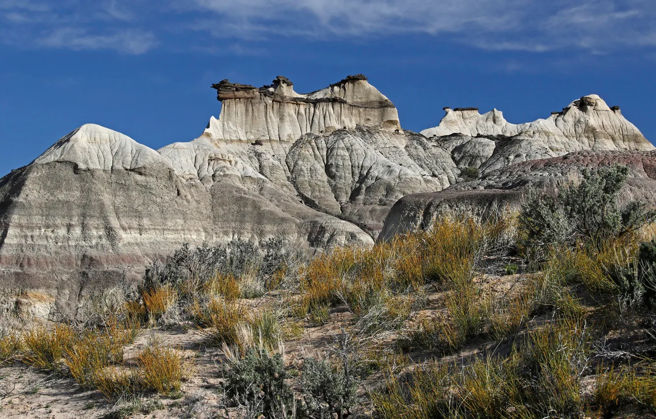 Photo wallpaper mountains, rocks, USA, New Mexico