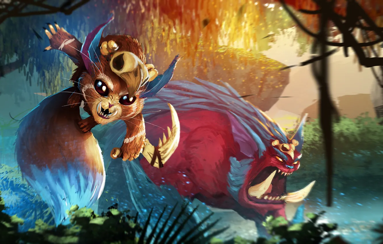 Photo wallpaper League of Legends, LoL, Gnar, Missing Link