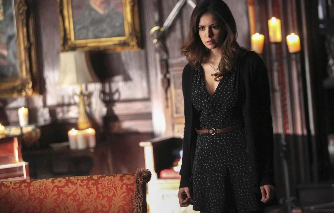 Photo wallpaper Nina Dobrev, Nina Dobrev, The Vampire Diaries, The vampire diaries, Elena Gilbert