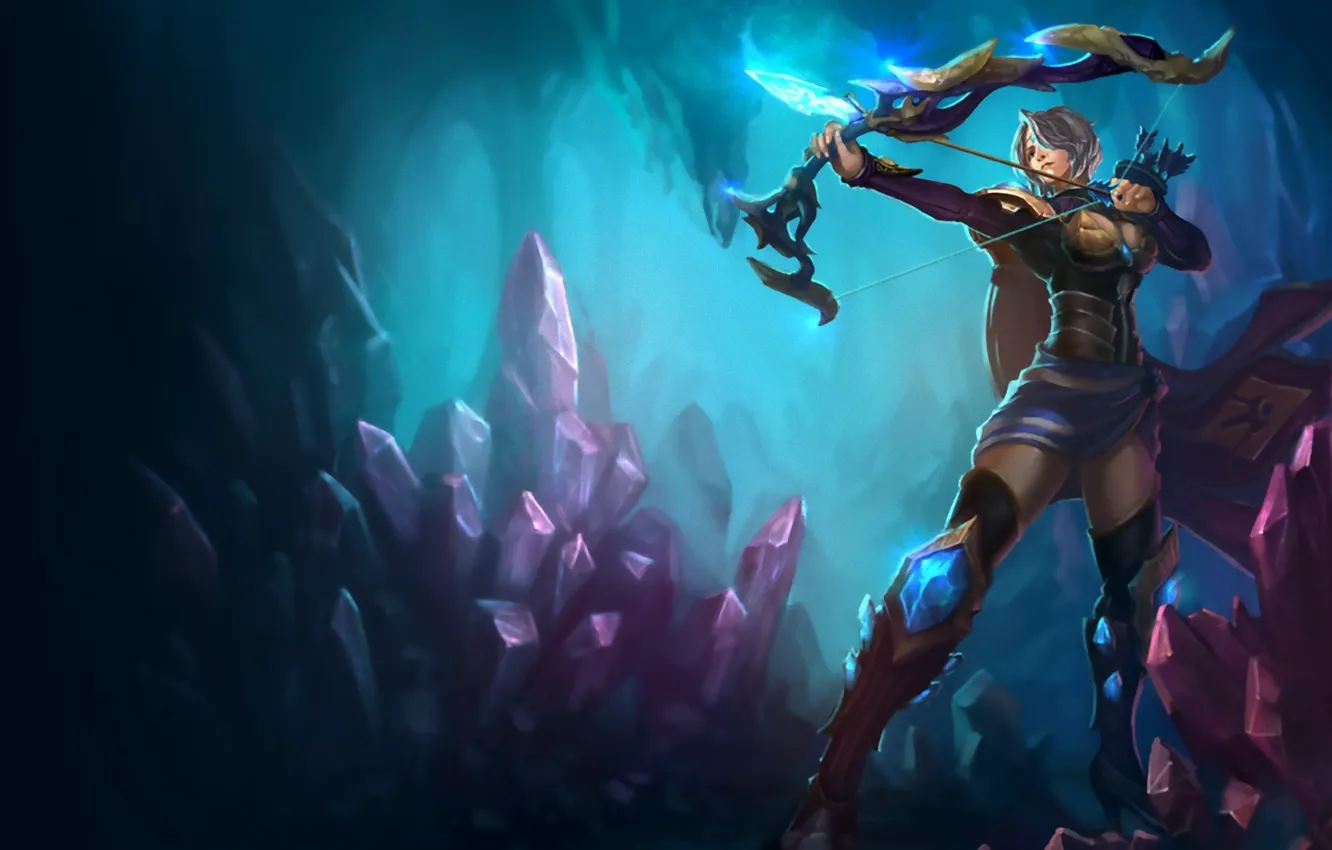 Photo wallpaper League of Legends, Ashe, lol, LoL, League Of Legends, ADK, ADK