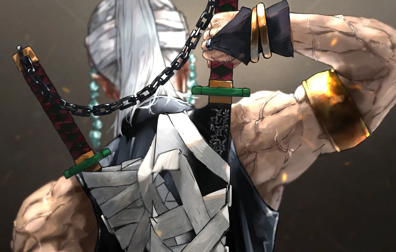 Photo wallpaper anime, Kimetsu no Yaiba, Tengen Uzui
