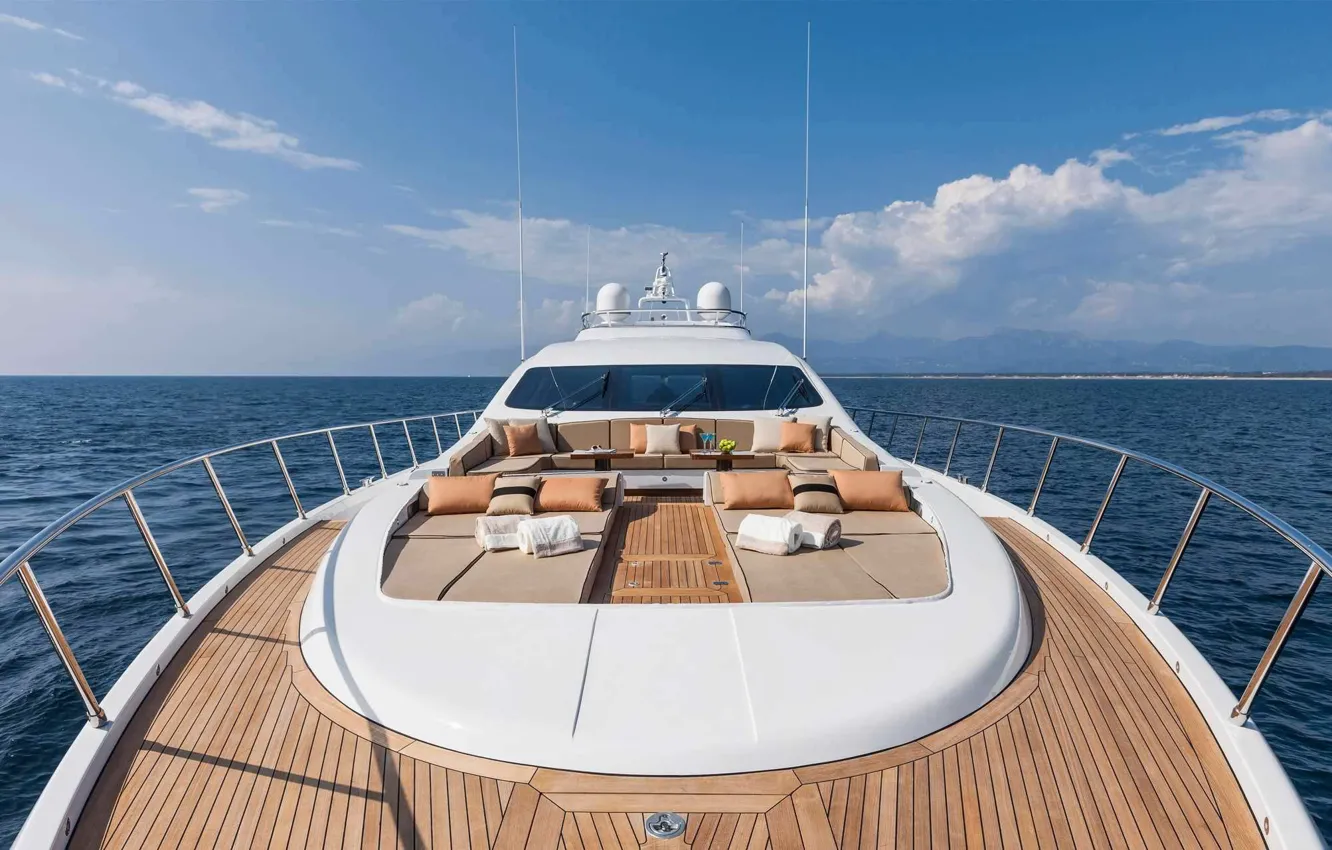 Photo wallpaper luxury, yacht, motor