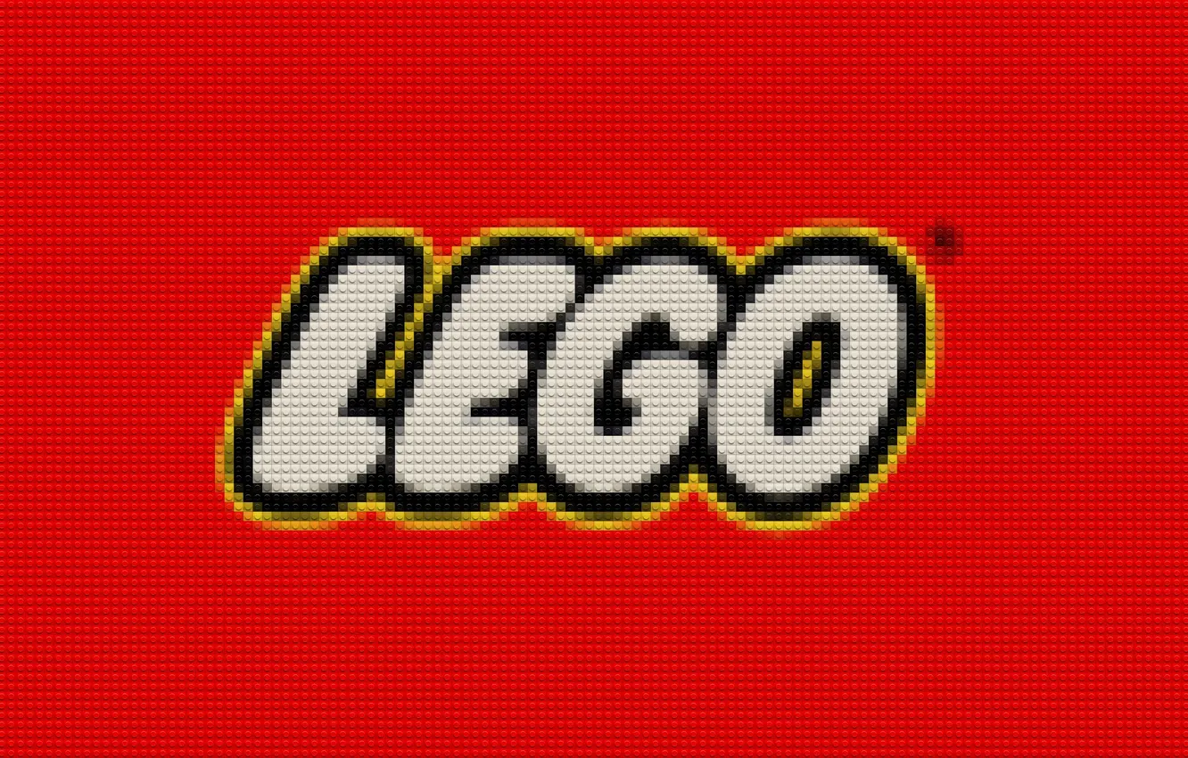 Photo wallpaper cubes, logo, designer, Lego
