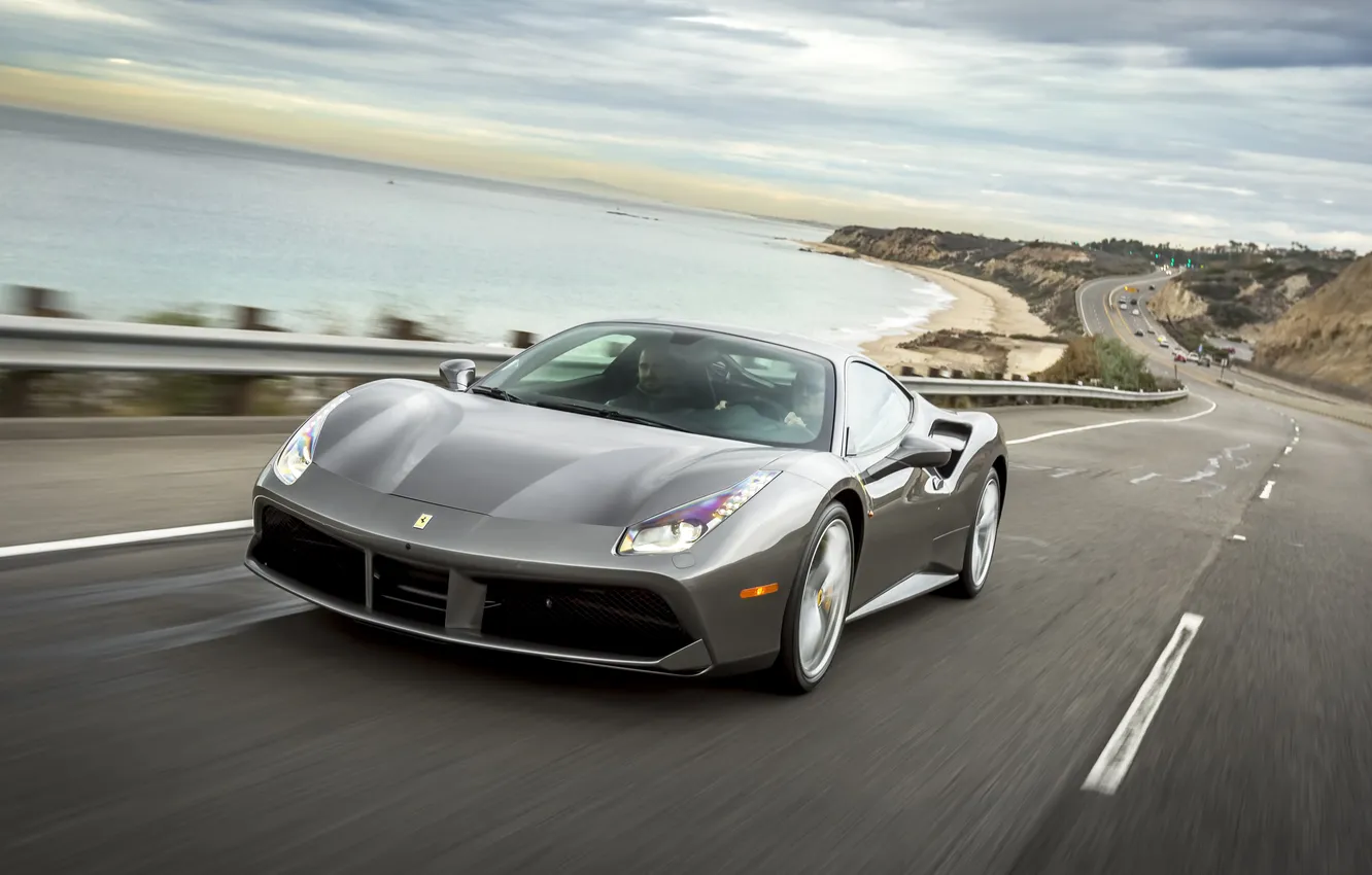 Photo wallpaper Ferrari, 488, Ferrari 488 GTB