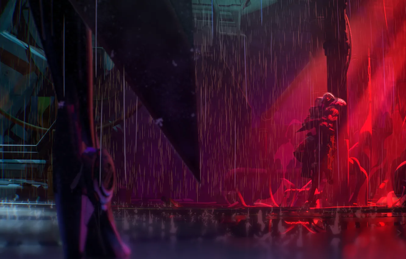 Photo wallpaper League of Legends, Project, hunt, Vayne, Jhin