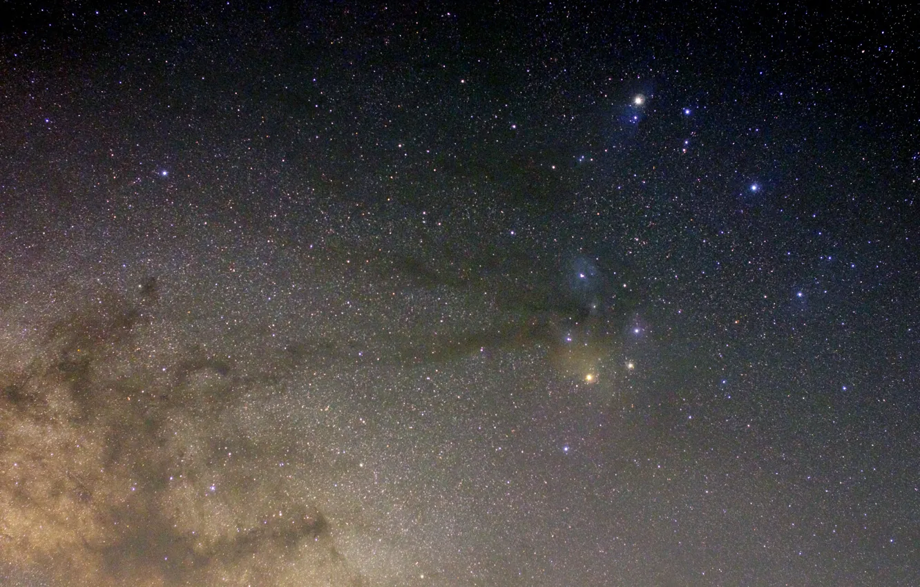 Photo wallpaper space, stars, nebula, the milky way, infinity, secrets