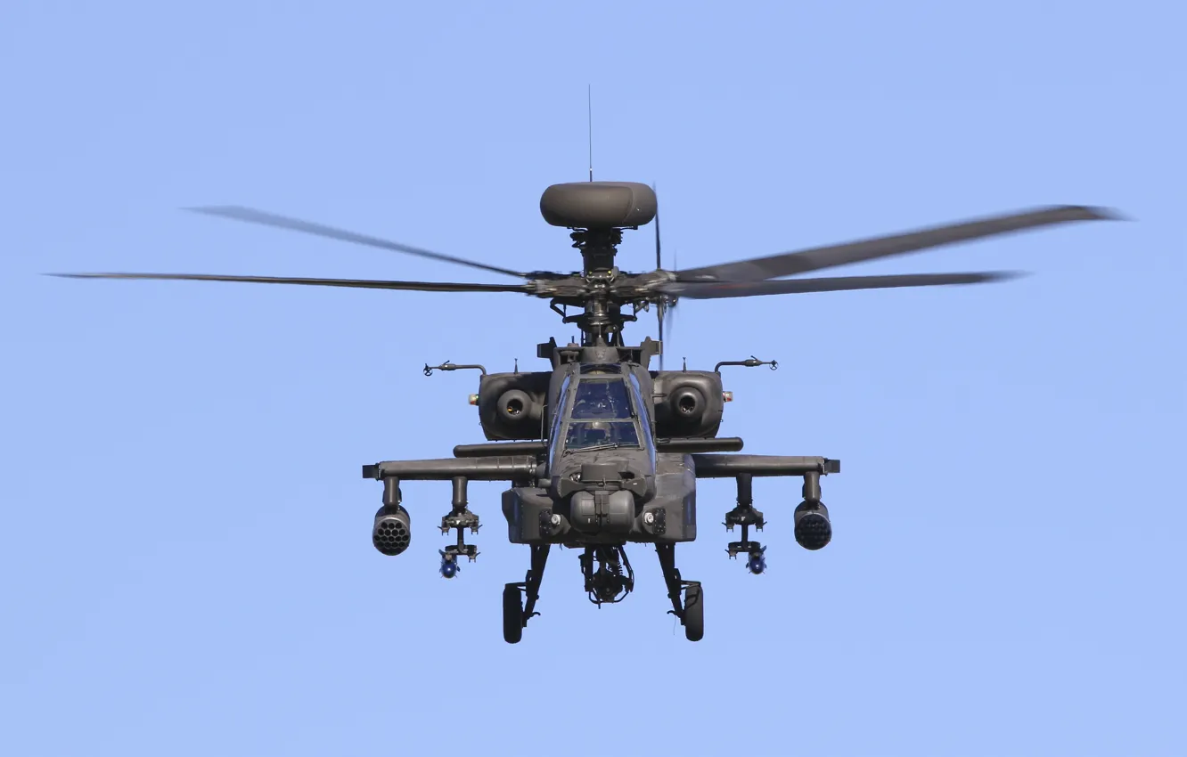Photo wallpaper helicopter, Apache, AH-64D, shock, "Apache"