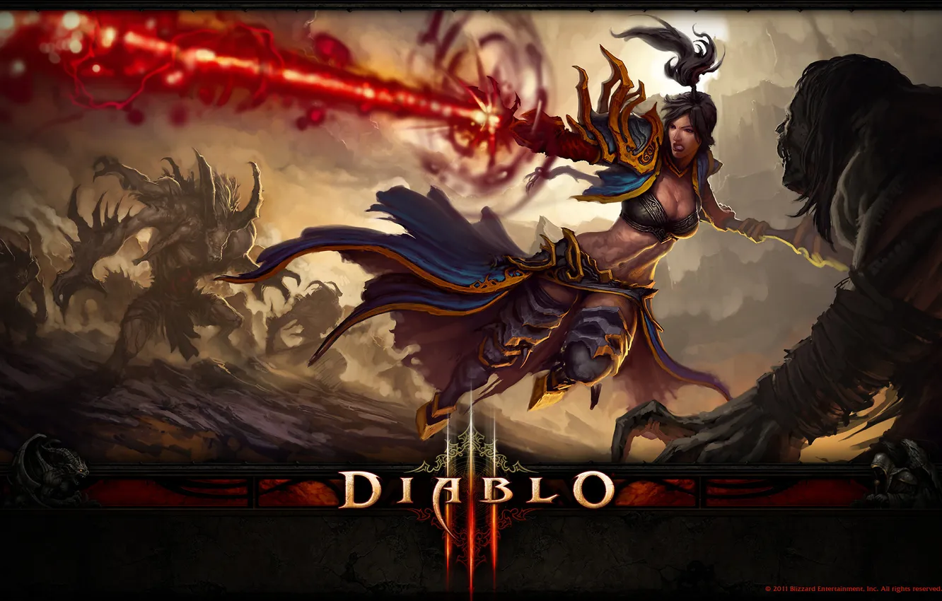 Photo wallpaper Blizzard, Diablo 3, Diablo III, Diablo, Diablo 3, Diablo, Diablo III