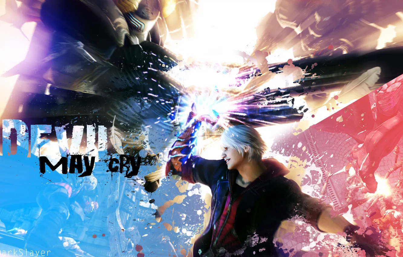 Photo wallpaper The Red Queen, Nero, Devil may cry 4, devil bringer