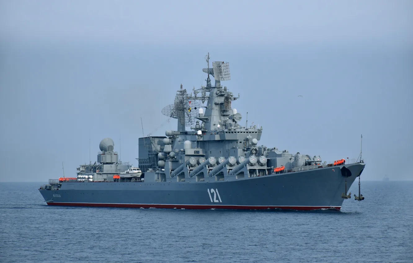 Photo wallpaper Moscow, cruiser, rocket, guards