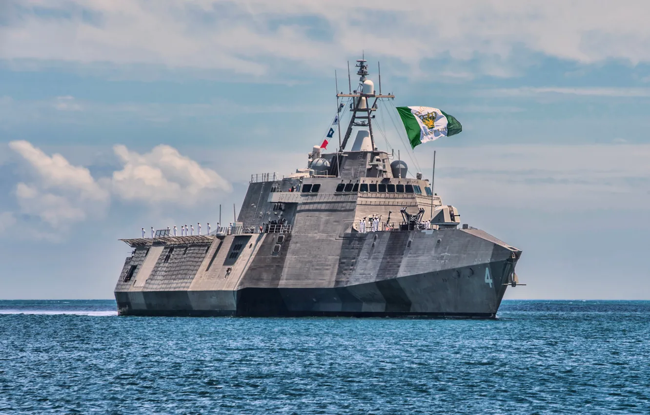 Photo wallpaper US NAVY, LCS-4, USS Coronado, littoral