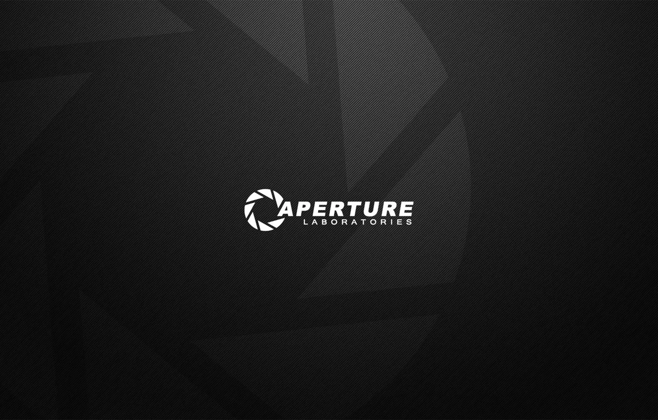 Photo wallpaper logo, the portal, portal, Aperture Laboratories