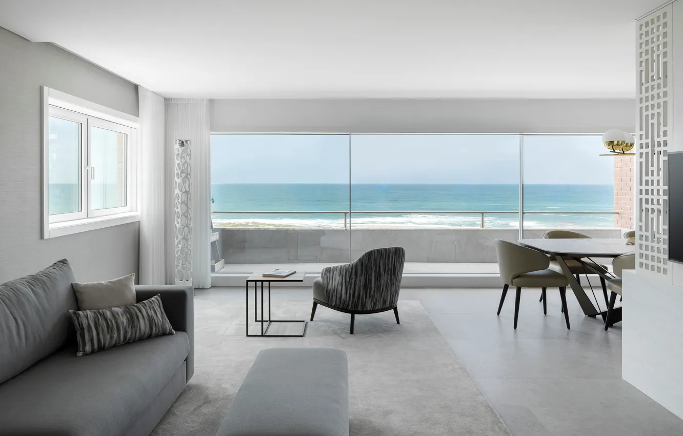 Photo wallpaper design, style, Villa, interior, balcony, Portugal, living room, Portugal