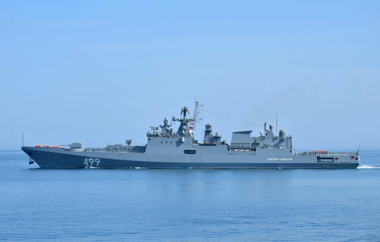 Photo wallpaper ship, frigate, guard, Admiral Makarov