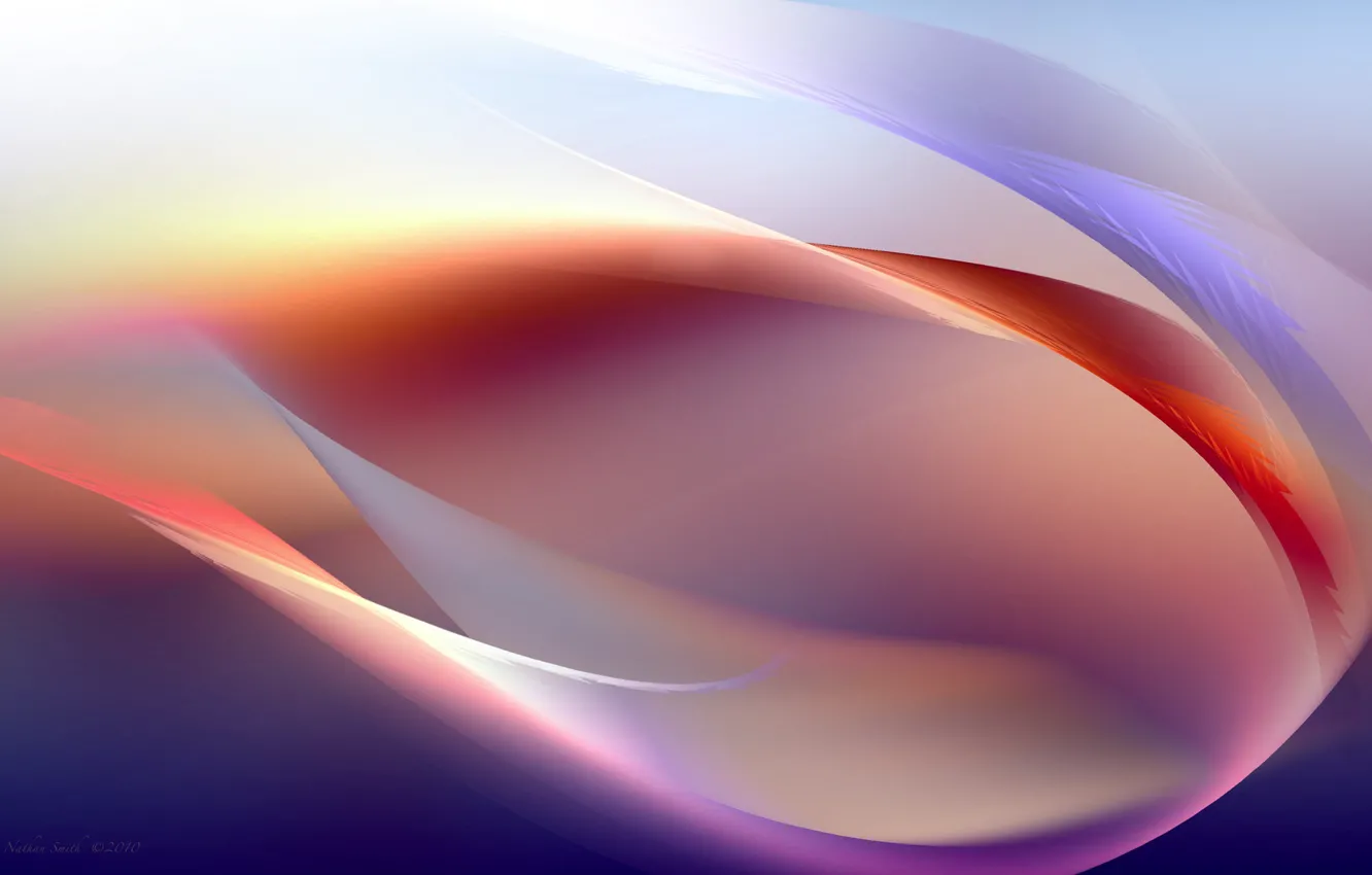 Photo wallpaper wave, abstraction, color