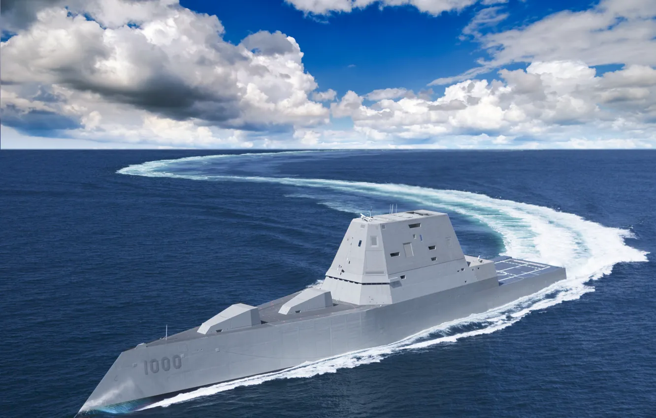 Photo wallpaper squadron, destroyer, USS Zumwalt