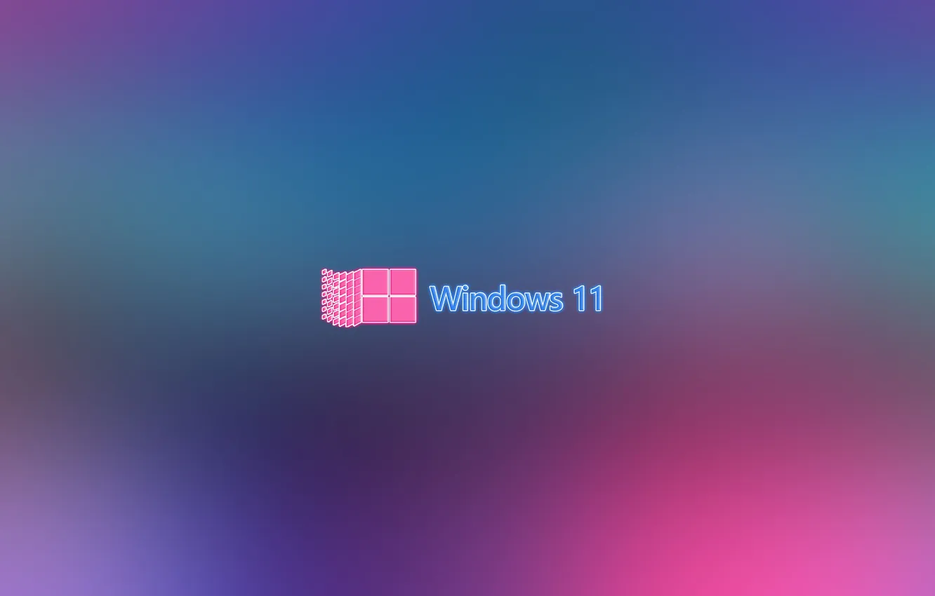 Photo wallpaper Microsoft, Microsoft Windows, background, Neon, Windows, Windows, Microsoft, simple background