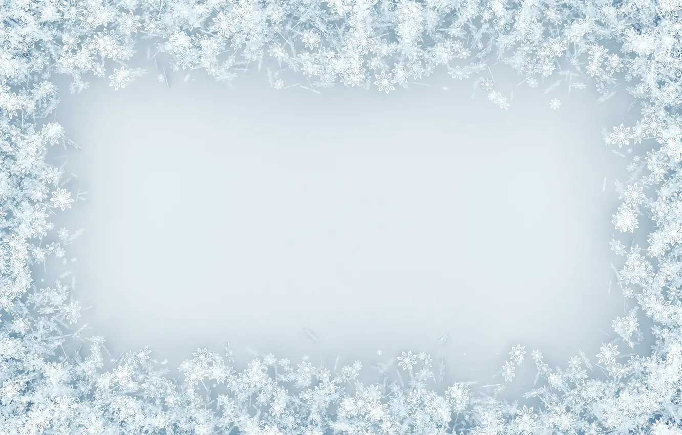Photo wallpaper snow, snowflakes, background, white, Christmas, winter, background, snow